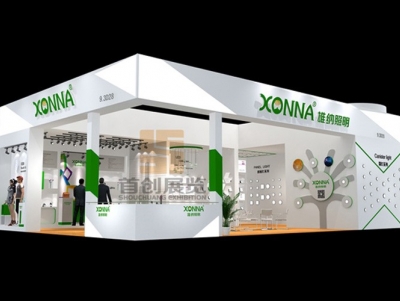 雄納 光電照明展臺(tái)裝修