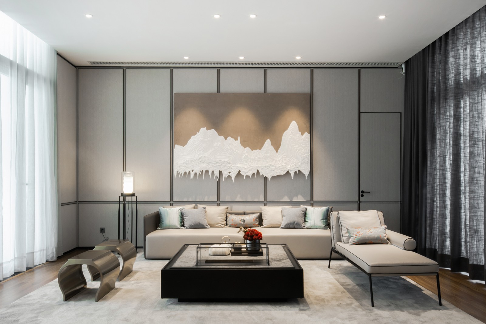 云南萬(wàn)科展廳裝修搭建(圖2)