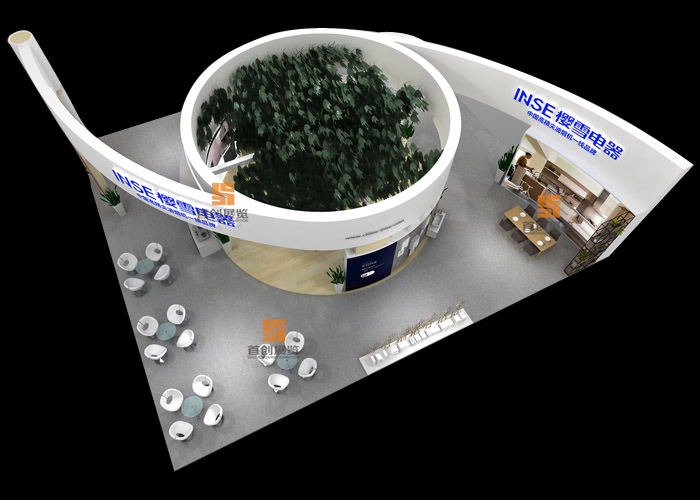 上海櫻雪 電子家電展會展臺設(shè)計(圖2)