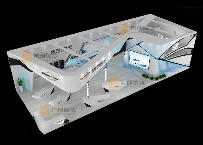 圣斯克 展臺(tái)設(shè)計(jì)(圖2)