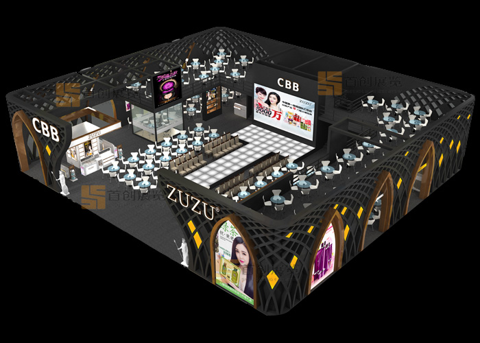 嘉裕祥美 美博會展會設(shè)計(圖4)