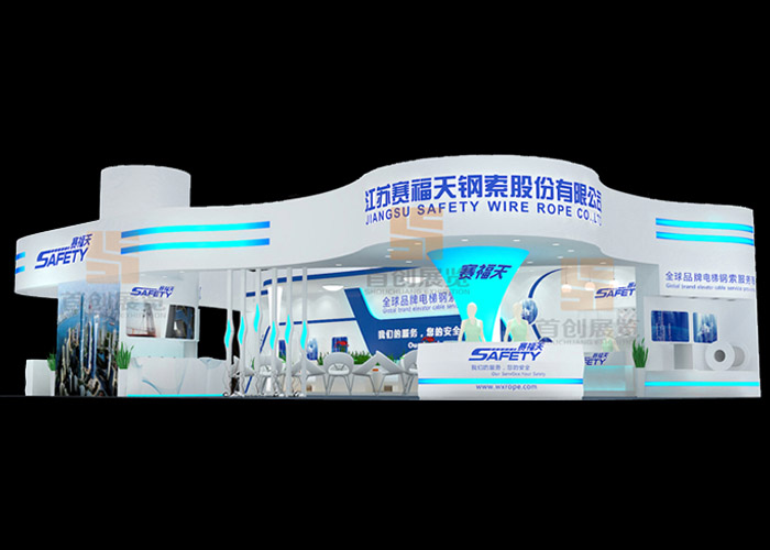 賽福天 建材門窗展臺(tái)裝修(圖1)