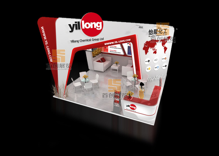 化工 橡塑涂料展會(huì)設(shè)計(jì)(圖2)