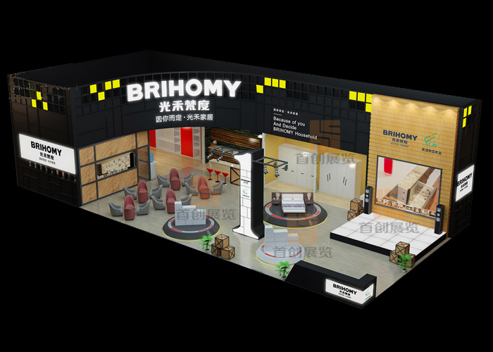 光禾梵度 家具展臺展會設(shè)計(圖2)